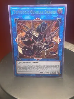 Topologic Gumblar Dragon BLRR-EN043 1st Edition Secret Rare Yugioh Card MP - Image 1