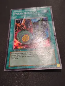 POLYMERIZATION DPYG-EN020 1ST Edition SUPER RARE Holo Yugioh Card TCG MP/HP - Image 2