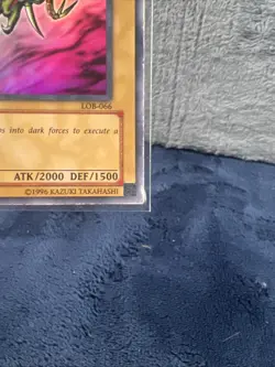 Yugioh Curse Of Dragon LOB-066 Super Rare Original Print LP Holo - Image 5