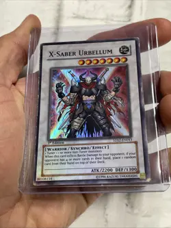 Yugioh X-Saber Urbellum 5DS2-EN043 Super Rare 1st Edition MP/LP Yu-Gi-Oh! Card - Image 2