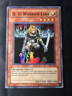 Yugioh! D.D. Warrior Lady DCR-027 Super Rare Unlimited Dark Crisis DCR NM - Image 1