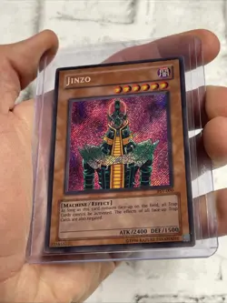 Jinzo MP Condition Yu-Gi-Oh PSV-000 Original Holo Foil Secret Rare Card Yugioh - Image 2