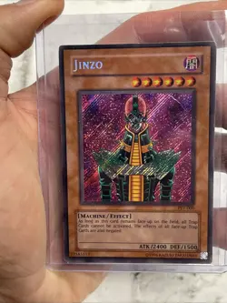 Jinzo MP Condition Yu-Gi-Oh PSV-000 Original Holo Foil Secret Rare Card Yugioh - Image 3
