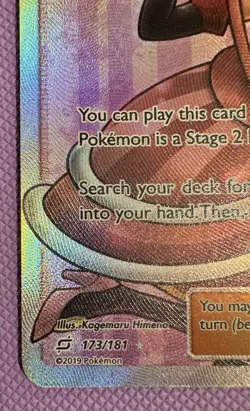Dana 173/181 Sun & Moon Team Up Full Art Trainer Pokemon Card Holo - Image 3