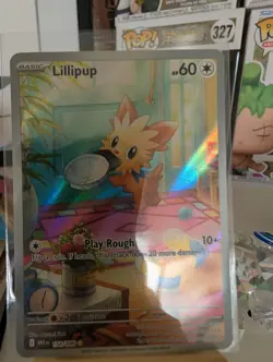 POKEMON - LILLIPUP - 154/086 - ILLUSTRATION RARE - S&V WHITE FLARE - BRAND NEW - Image 1