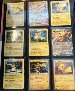 Pokemon Binder Collection Lot - 250+ Cards - Full Arts, Promos, UR + More - Image 1
