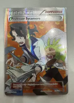 Professor Sycamore Pokemon TCG Full Art Card 114/114 XY Steam Siege NM - Image 1