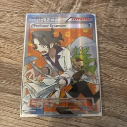 Professor Sycamore Pokemon TCG Full Art Card 114/114 XY Steam Siege NM - Image 1