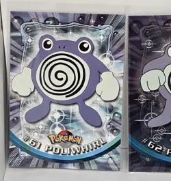 1999 Pokemon Topps TV Animation Series 1 Booster Pack With Foil Card Open NM/M - Image 2