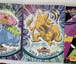 1999 Pokemon Topps TV Animation Series 1 Booster Pack With Foil Card Open NM/M - Image 5
