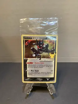 Pokemon TCG Greninja Gold Star SWSH144 Celebrations ETB Promo Sealed - Image 1