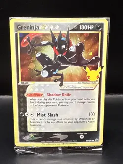 Pokemon TCG Greninja Gold Star SWSH144 Celebrations ETB Promo Sealed - Image 1