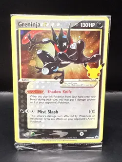 Pokemon TCG Greninja Gold Star SWSH144 Celebrations ETB Promo Sealed - Image 2