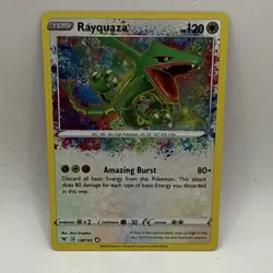Rayquaza 138/185 Swsh04: Vivid Voltage Holo NM Pokemon Collectible Trading Card - Image 1