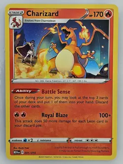 Pokemon TCG - 001/015 Charizard Regular McDonald's Promo 2025 M24EN - Image 1