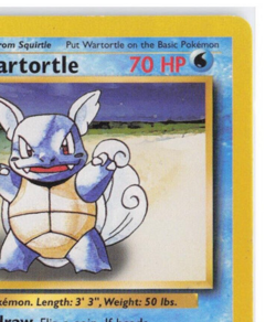 Wartortle 42/102 - Uncommon 1999 English Base Set Pokemon Card LP box10 - Image 4