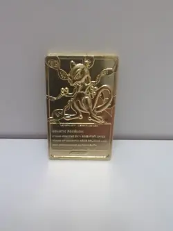 1999 Pokemon Mewtwo #150 Gold Bar Card Limited Edition Burger King - Image 3