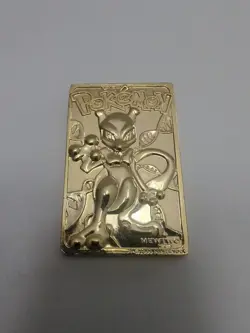 1999 Pokemon Mewtwo #150 Gold Bar Card Limited Edition Burger King - Image 5