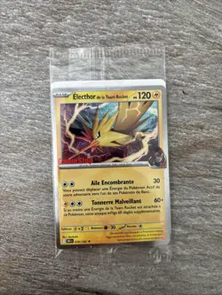 Sealed Zapdos Electhor Promo - French Pokemon Card - Team Rocket GameStop - Image 1