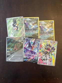 Lot of 6 Pokemon TCG Cards; 1 V Alt art and 6 Illustration Rares - Image 1
