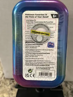 Pokemon Scarlet & Violet Prismatic Evolutions Mini Tin - Jolteon **New/Sealed** - Image 4