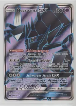 Necrozma GX German Pokemon Sun & Moon Burning Shadows #134 15fy - Image 1
