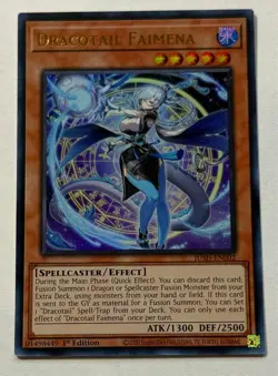 Yu-Gi-Oh! Dracotail Faimena (JUSH-EN002) - Ultra Rare - Image 1