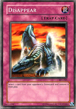 Disappear SYE-049 Yu-Gi-Oh! Card Heavy Play Unlimited - Image 1