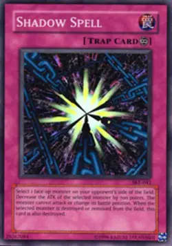 Shadow Spell - SKE-041 - Super Rare - Unlimited Edition NM YuGiOh! Starter Deck - Image 1
