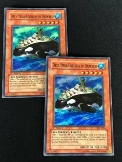 YUGIOH ORCA MEGA FORTRESS OF DARKNESS IOC-084 1ST SUPER X2 (MP) - Image 1