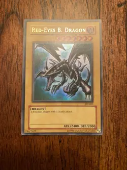 Yu-Gi-Oh Red-Eyes Black Dragon SDJ-001 - Image 1