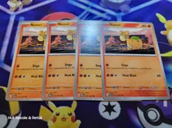 Pokemon TCG Paldean Fates Numel 011/091 x4 Playset Near Mint X4 Cards NM - Image 1