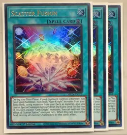 3x Scatter Fusion 1st Edition Ultra Rare MP24-EN161 Yu-Gi-Oh! - Image 1