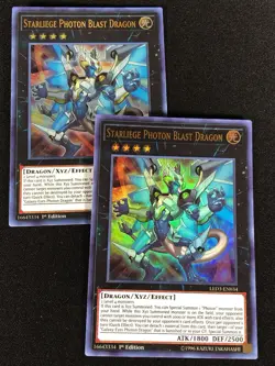 Yugioh Starliege Photon Blast Dragon LED3-EN034 1ST ULTRA x2 (NM) - Image 1