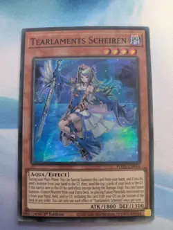 YuGiOh! Tearlaments Scheiren POTE-EN014 Super Rare 1st Ed - Image 1