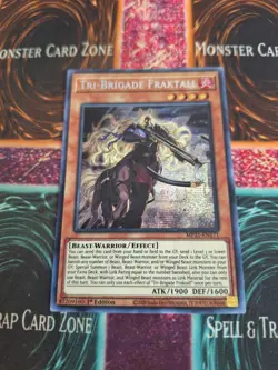 Yu-Gi-Oh! Tri-Brigade Fraktall MP21-EN171 Prismatic Secret Rare 1st Edition NM - Image 1