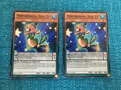 2x PERFORMAPAL SEAL EEL MP17-EN129 1ST EDITION Yu-Gi-Oh Card Mint - Image 1