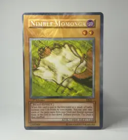 Yu-Gi-Oh TCG Nimble Momonga Magic Ruler MRL-086 1st Edition Rare Card - Image 1
