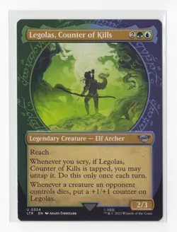 MTG Legolas, Counter of Kills 324 Showcase The Lord of the Rings - Image 1