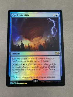 MTG Cyclonic Rift FOIL Double Masters (2XM) NM - Image 1