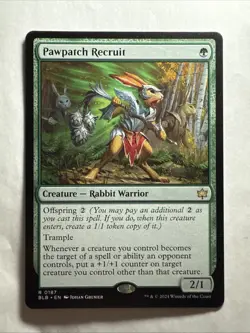 MTG English Pawpatch Recruit NM Normal Bloomburrow - Image 1