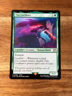 Final Fantasy Tifa Lockhart non foil Magic MTG FIN206 - Image 1