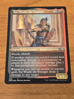 MTG Dominaria United - Tor Wauki the Younger - DMC 68 - Etched FOIL - Image 1