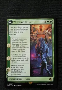 MTG - Welcome to... / Jurassic Park - Universes Beyond NM Rare REX #007 Non Foil - Image 1