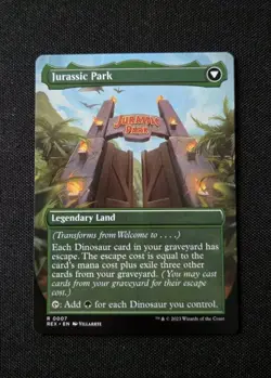 MTG - Welcome to... / Jurassic Park - Universes Beyond NM Rare REX #007 Non Foil - Image 2
