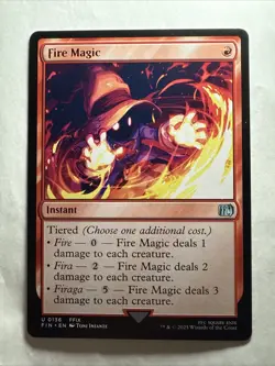 Fire Magic: Final Fantasy - MTG NM - Image 1