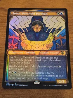 MTG Dominaria United - Stenn, Paranoid Partisan -DMU 361- Textured Showcase FOIL - Image 1