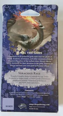 MTG Journey Into Nyx Intro Pack Voracious Rage New Sealed Magic The Gathering - Image 2