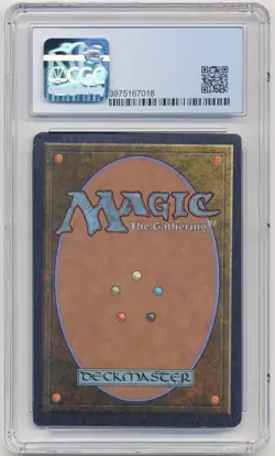 Graded Brass Man CGC Arabian Nights 1993 MTG Magic Error Misprint Miscut Twisted - Image 2
