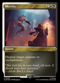 Mortify - Foil Etched ACR NM MTG - Image 1